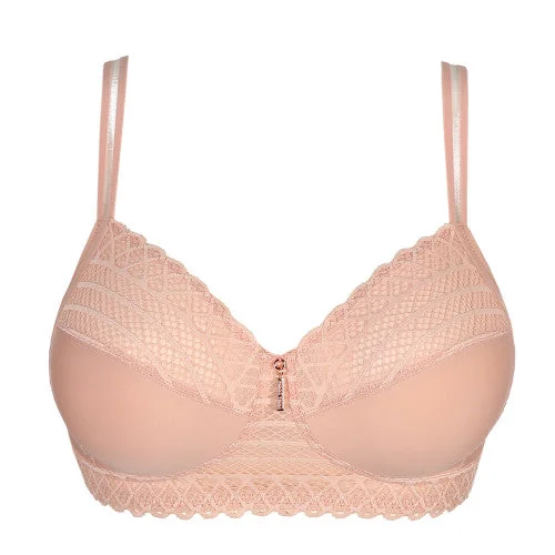 Bra with a wire - free construction for a softer feel PRIMADONNA EAST END WIRELESS 0141935 C-F CUP POWDER ROSE Bra with a wire - free construction for a softer feel PRIMADONNA EAST END WIRELESS 0141935 C-F CUP POWDER ROSE