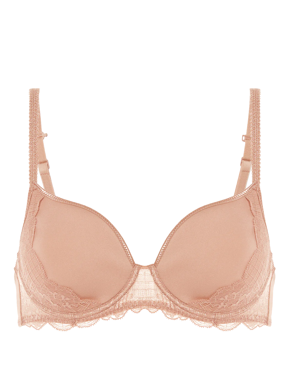 Bra with a non - padded cup for a natural feel​ Reve 3D Plunge Skin