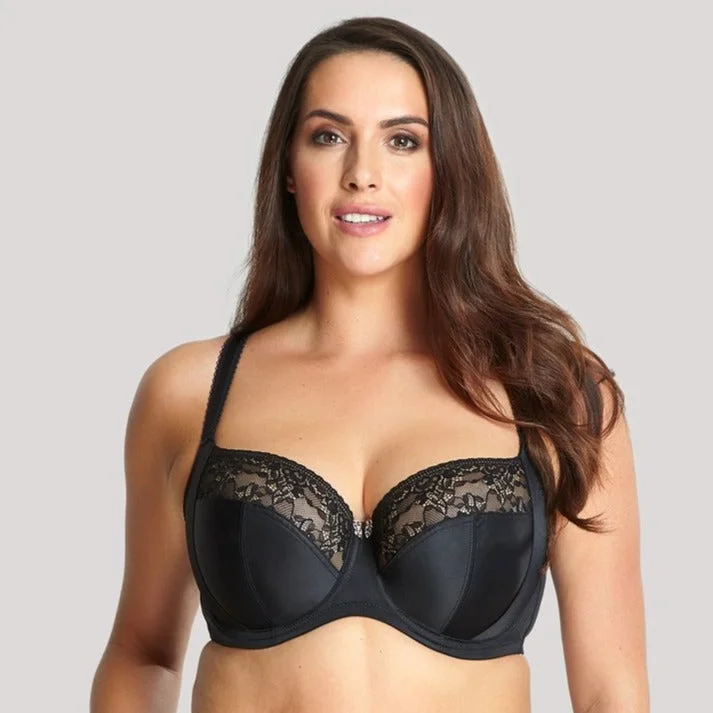 Bra with a plus - size cup for fuller figures Sculptresse Chi Chi Balconnet Underwire Bra - Turq Floral Bra with a plus - size cup for fuller figures Sculptresse Chi Chi Balconnet Underwire Bra - Turq Floral