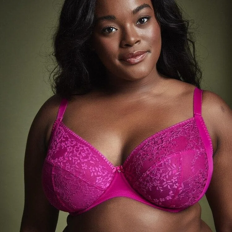 Nylon bras offering durability and stretch​ Sculptresse Roxie Plunge Underwired Bra - Orchid