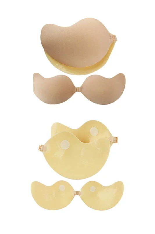 Bra with a plus - size wireless option for comfort Spandex Invisible Self Adhesive Strapless Push-Up Bra CN0015 Bra with a plus - size wireless option for comfort Spandex Invisible Self Adhesive Strapless Push-Up Bra CN0015
