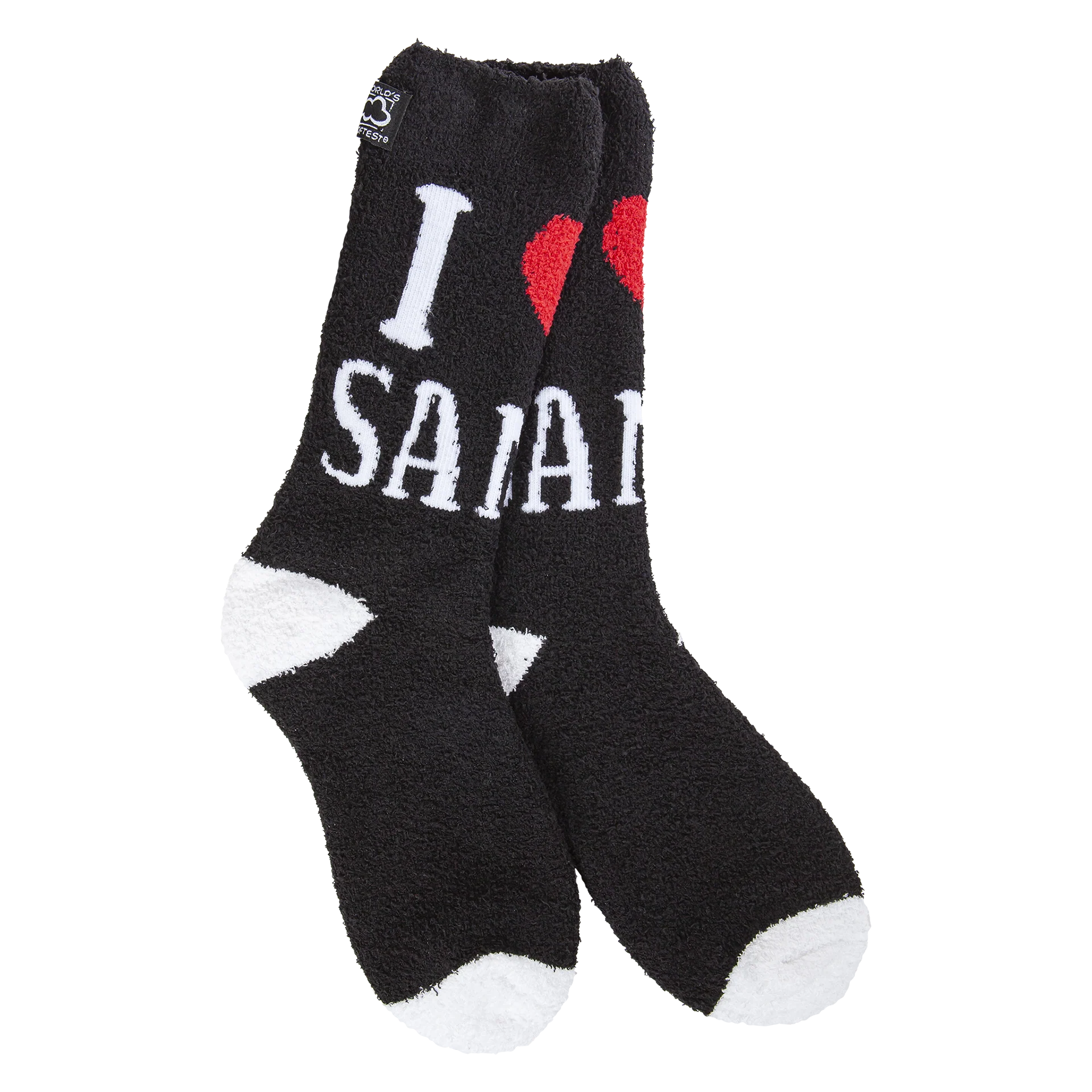 75061 I Heart Santa Socks