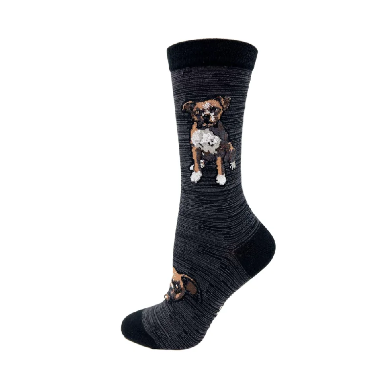 Crazy Toes "Boxer" Cotton Socks - Medium