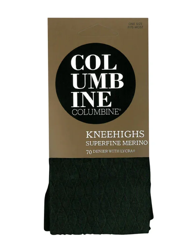 Women's quick - dry socks for water activitiesColumbine 2499 Argyle Diamond Superfine Merino Wool 70 Knee Highs Women's quick - dry socks for water activitiesColumbine 2499 Argyle Diamond Superfine Merino Wool 70 Knee Highs