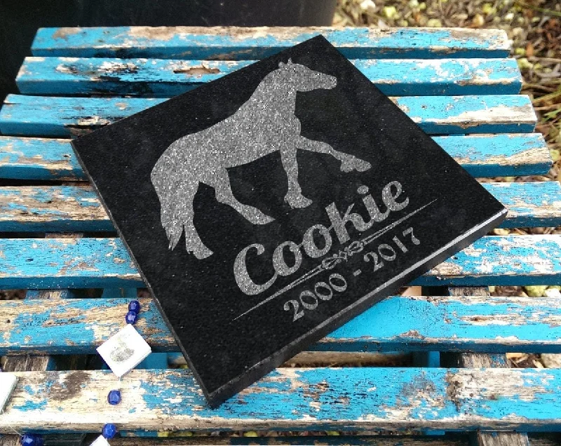 Wool - blend stockings for warmth in winterHorse Silhouette Custom | Memorial Plaque Wool - blend stockings for warmth in winterHorse Silhouette Custom | Memorial Plaque