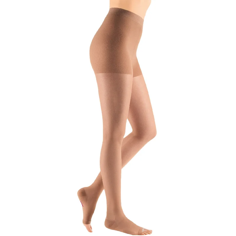 Women's knee - high socks with lace trimMediven Sheer & Soft Women's Pantyhose 30-40 mmHg, Open Toe Women's knee - high socks with lace trimMediven Sheer & Soft Women's Pantyhose 30-40 mmHg, Open Toe