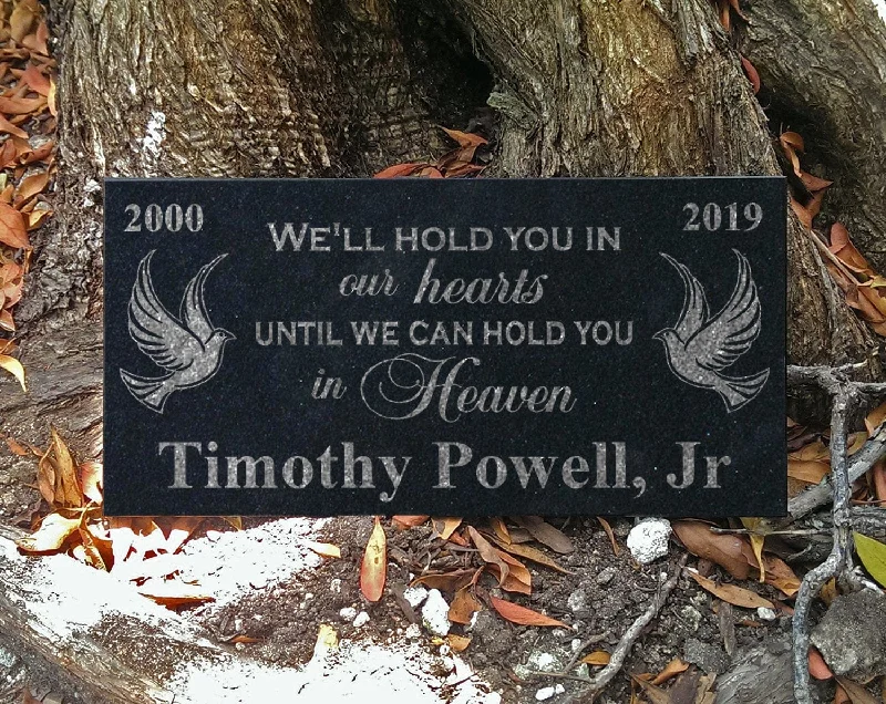 Anti - static stockings to prevent static clingDove or Cross | Memorial Plaque