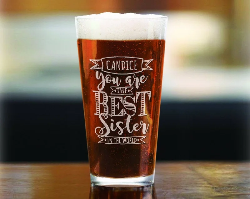Ruffled - edge stockings for a playful lookONE Best Sister/Brother/Mom Dad in the World Personalized Pint Pub Glass Birthday Gift for Her In Law Gift for Christmas BFF Sister Mug Ruffled - edge stockings for a playful lookONE Best Sister/Brother/Mom Dad in the World Personalized Pint Pub Glass Birthday Gift for Her In Law Gift for Christmas BFF Sister Mug
