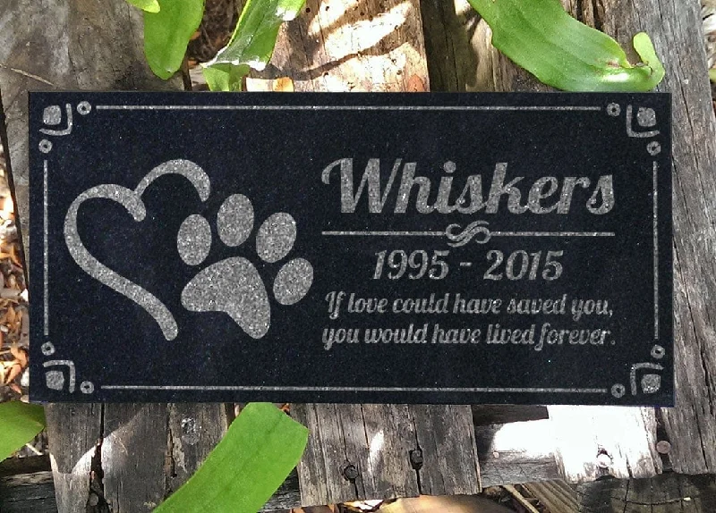 Ruffled - edge stockings for a playful lookPaw Heart | Memorial Stone Black Granite for Pets Ruffled - edge stockings for a playful lookPaw Heart | Memorial Stone Black Granite for Pets