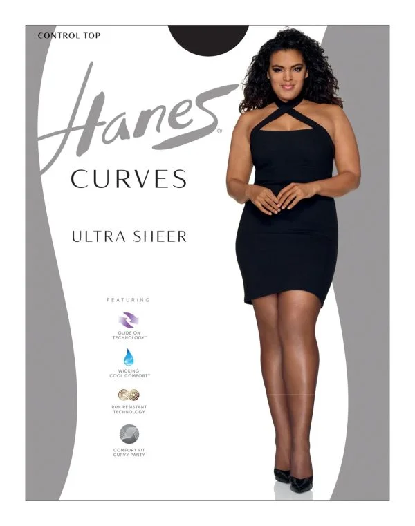 women tights with a seamless toe for extra comfortHANES CURVES 10 DEN ULTRA SHEER CONTROL TOP HSP001 women tights with a seamless toe for extra comfortHANES CURVES 10 DEN ULTRA SHEER CONTROL TOP HSP001
